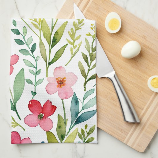 Wildflower Meadow キッチンタオル (四つ折り)