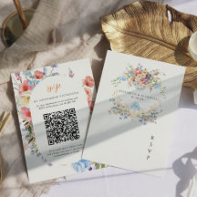 Wildflower Meadow | フラワーの結婚式クレストRSVP