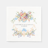 Wildflower Meadow | 花嫁の紋章  スタンダードカクテルナプキン (正面)