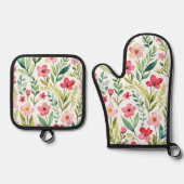 Wildflower Meadow 鍋つかみ&鍋敷きセット (正面)