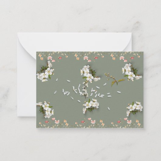Wildflower Meadow "A Note From" カード (裏面)