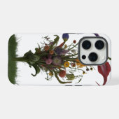 Wildflower Meadow Abstract Bloom – Apple iPhoneケース (裏面横)