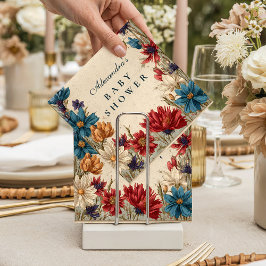 Wildflower Meadow Baby Shower スタンダードカクテルナプキン