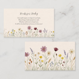 Wildflower Meadow Books for Baby リクエストカード エンクロージャーカード