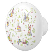 Wildflower Meadow Bunnies Ceramic Knob セラミックノブ (右)