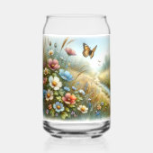 Wildflower Meadow Butterfly Garden ガラス缶 (正面)