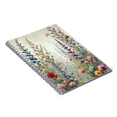 Wildflower Meadow – Delicate Botanical Floral ノートブック (右側)