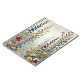 Wildflower Meadow – Delicate Botanical Floral ノートブック (左側)