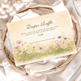 Wildflower Meadow Gold Diapper Raffle エンクロージャーカード