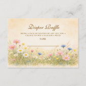Wildflower Meadow Gold Diapper Raffle エンクロージャーカード (正面)