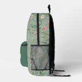 Wildflower Meadow Green Backpack プリントバックパック (右)