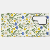 Wildflower Meadow Harmony – Daisy & Cornflower Samsung Galaxyケース (裏面横)