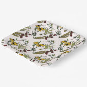 Wildflower Meadow in Light Pink ペーパープレート (傾斜あり)