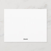 Wildflower Meadow Note Card 招待状 (裏面)