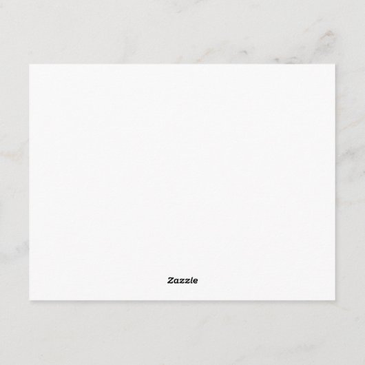 Wildflower Meadow Note Card 招待状 (裏面)