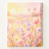 Wildflower Meadow  Personalized Gratitude Journal ノートブック (裏面)