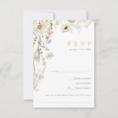 Wildflower Meadow Song Request RSVPカード (正面)