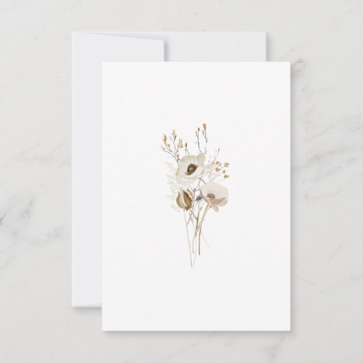 Wildflower Meadow Song Request RSVPカード (裏面)