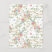 Wildflower Meadow Wedding Details エンクロージャーカード (裏面)