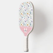 Wildflower Monogram ピックルボールラケット (左)