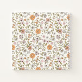 Wildflower Monogram Notebook Journal ノートブック (裏面)