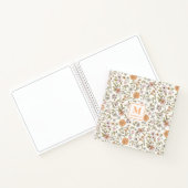 Wildflower Monogram Notebook Journal ノートブック (内部)