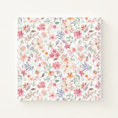 Wildflower Monogram Notebook Journal ノートブック (裏面)