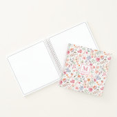 Wildflower Monogram Notebook Journal ノートブック (内部)