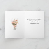 Wildflower Mothers Day Greeting Card カード (内部)