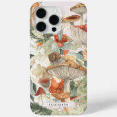 Wildflower Mushroom | ボヘミアンの秋の森のモノグラム Case-Mate iPhoneケース (裏面)