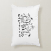 Wildflower Name – Aesthetic Gift for Her アクセントクッション (正面(垂直))