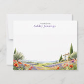 Wildflower Note Cards | カントリー文具 ノートカード (正面)