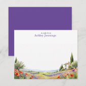 Wildflower Note Cards | カントリー文具 ノートカード (正面/裏面)