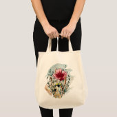 Wildflower Paint Splatter Tote Bag トートバッグ (正面(商品))
