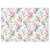 Wildflower Pastel Spring Floral Pattern テーブルクロス (正面(横))