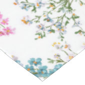 Wildflower Pastel Spring Floral Pattern テーブルクロス (アングル)