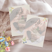 Wildflower Photo Wedding Program プログラム