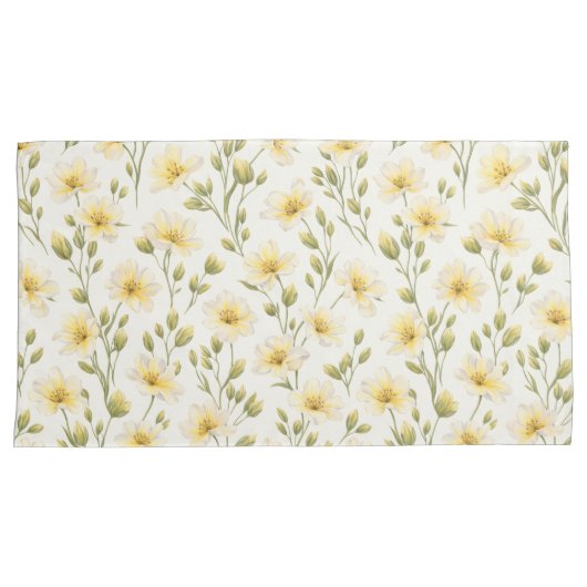 Wildflower Pillowcases – King (Set of 2) 枕カバー (正面右)