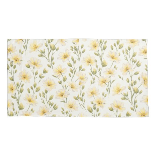 Wildflower Pillowcases – King (Set of 2) 枕カバー (裏面-左)