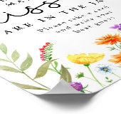 Wildflower Posゲームのキスカラフル数を推測する ポスター (角)