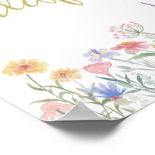 Wildflower Poster ポスター (角)