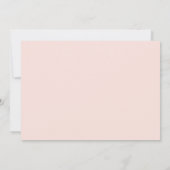 Wildflower Princess Castle 1st Birthday Photo サンキューカード (裏面)