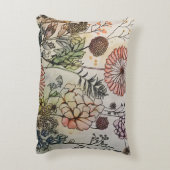 Wildflower print アクセントクッション (裏面(縦))