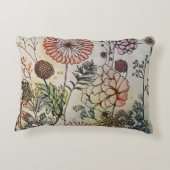 Wildflower print アクセントクッション (裏面)