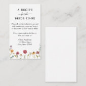 Wildflower Shawerレシピ要求エンクロージャカード エンクロージャーカード (正面/裏面)