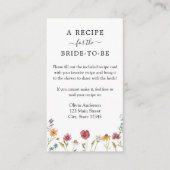 Wildflower Shawerレシピ要求エンクロージャカード エンクロージャーカード (正面)