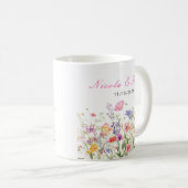 Wildflower Spring Floral コーヒーマグカップ (正面右)