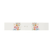 Wildflower Spring Meadow Garden Floral Wedding 招待状ベリーバンド (フラット)