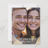 Wildflower Spring Photo Save the Date 案内状 (正面)