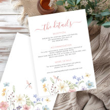 Wildflower spring summer garden wedding details